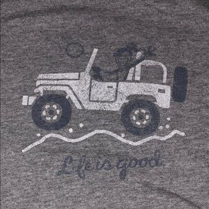 Life is Good long sleeve with Jeep graphic